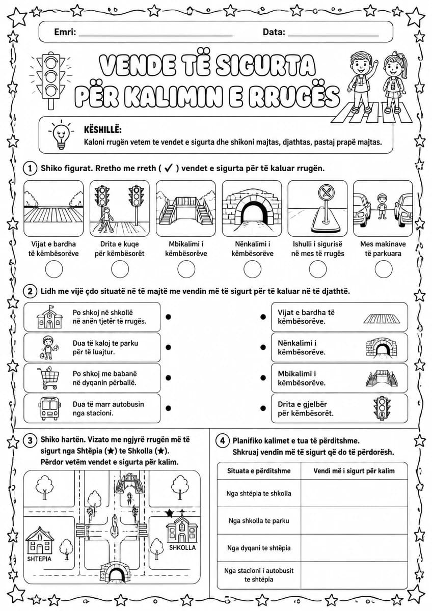 Vende të sigurta për kalimin e rrugës