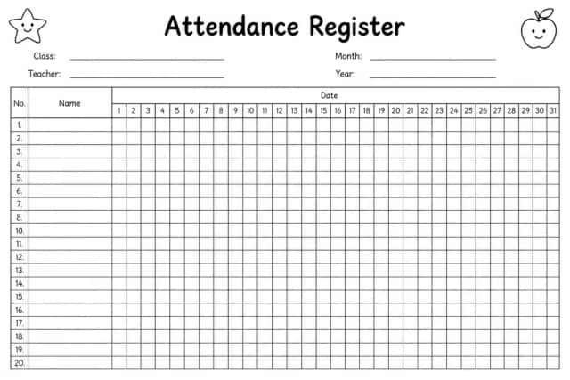 Attendance Register