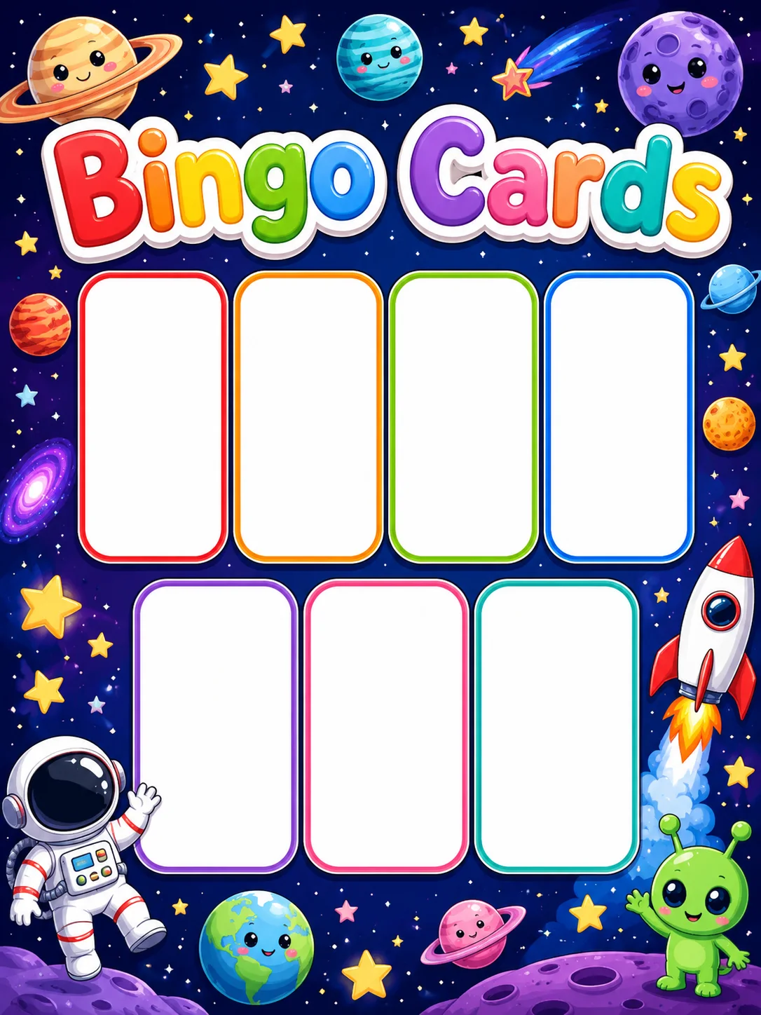 Bingo Cards Set 2 page 4 printable template preview