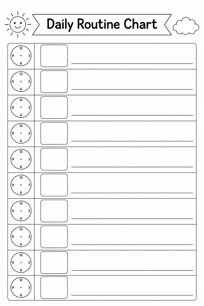 Daily Routine Chart