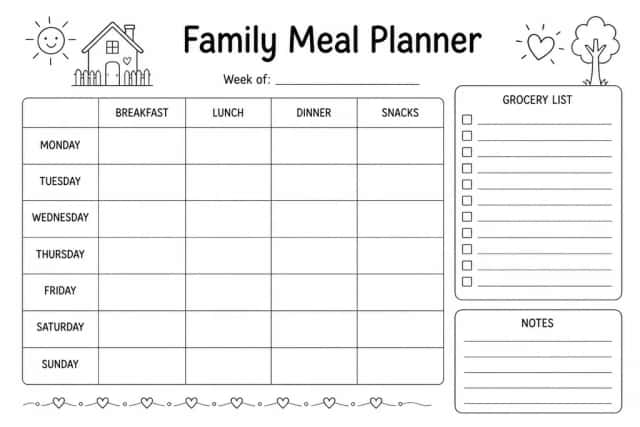 Family Meal Planner