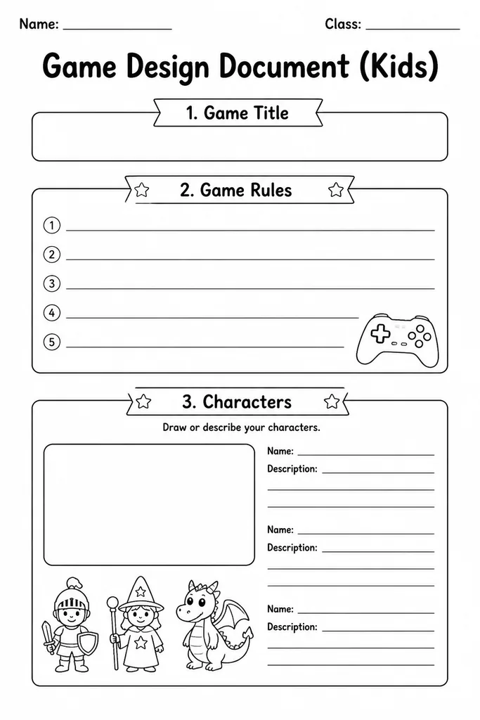 Game Design Document (Kids)