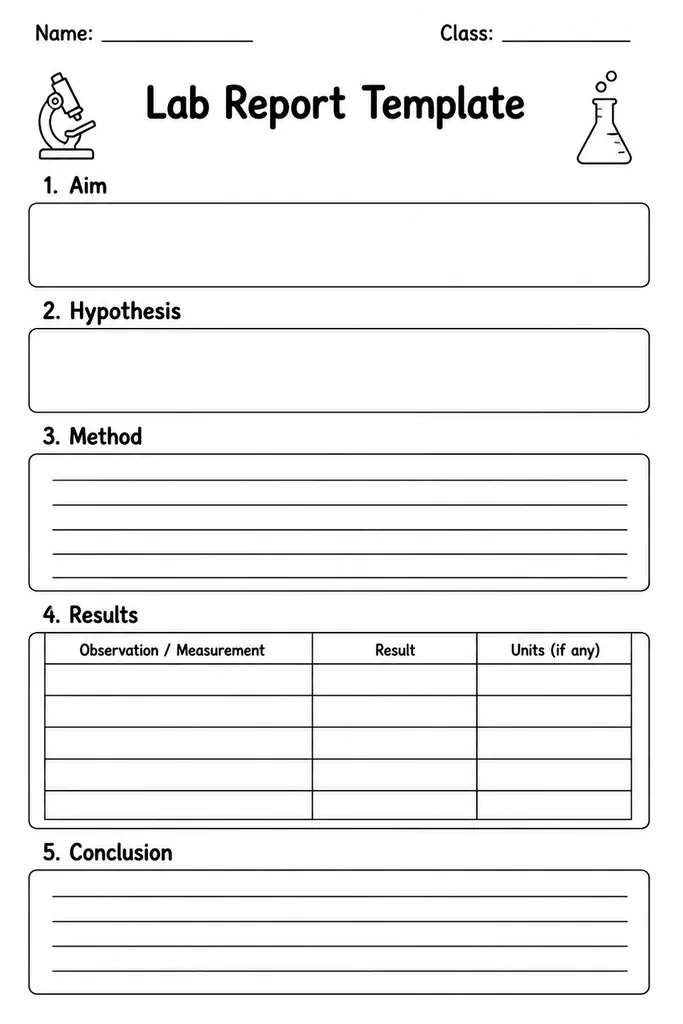 Lab Report Template