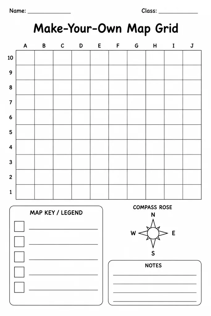 Make-Your-Own Map Grid