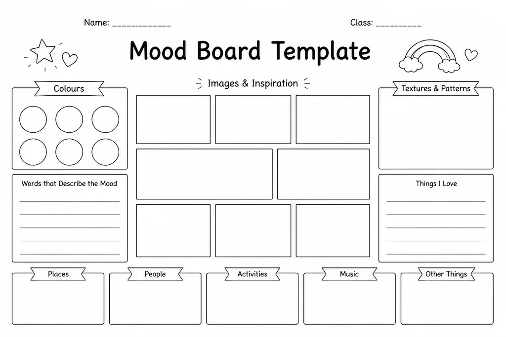 Mood Board Template