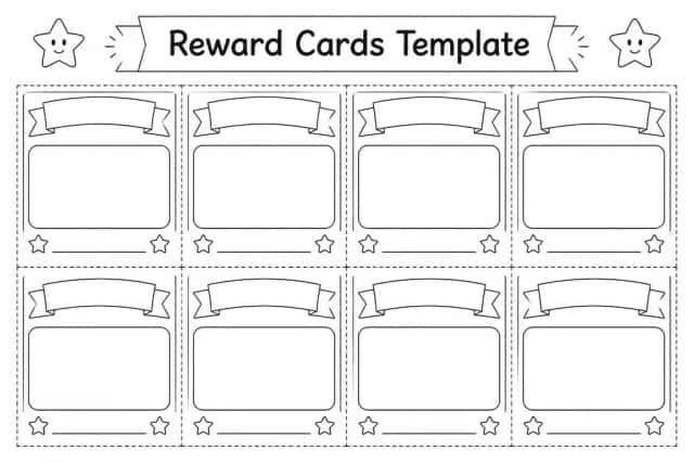 Reward Cards Template