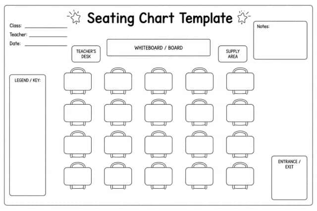 Seating Chart Template
