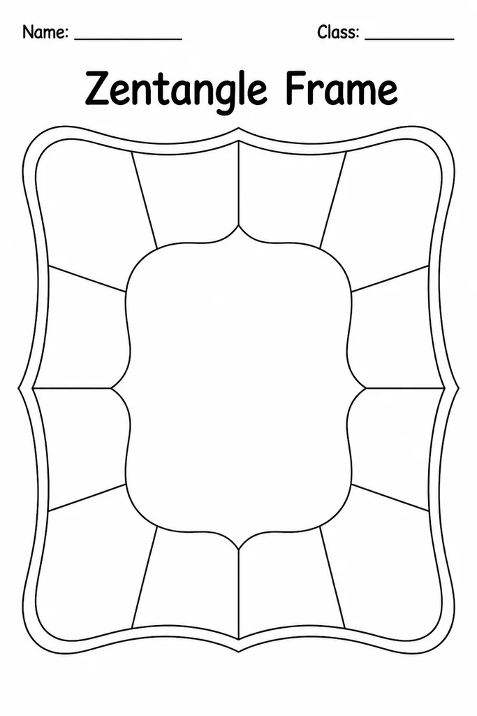 Zentangle Frame