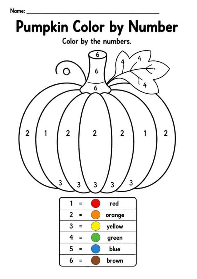 Seasonal Color By Number Pack 2