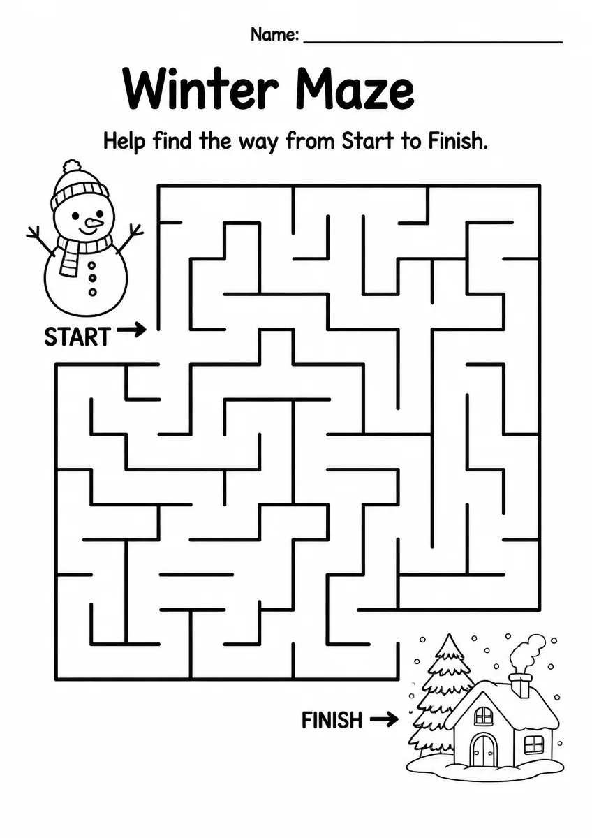 Winter Maze — Grade 2