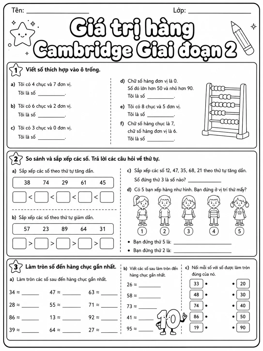 Phân số Cambridge Giai đoạn 2 - Gói bài tập 44 trang 9 bản xem trước bài tập Toán Cambridge tiếng Việt