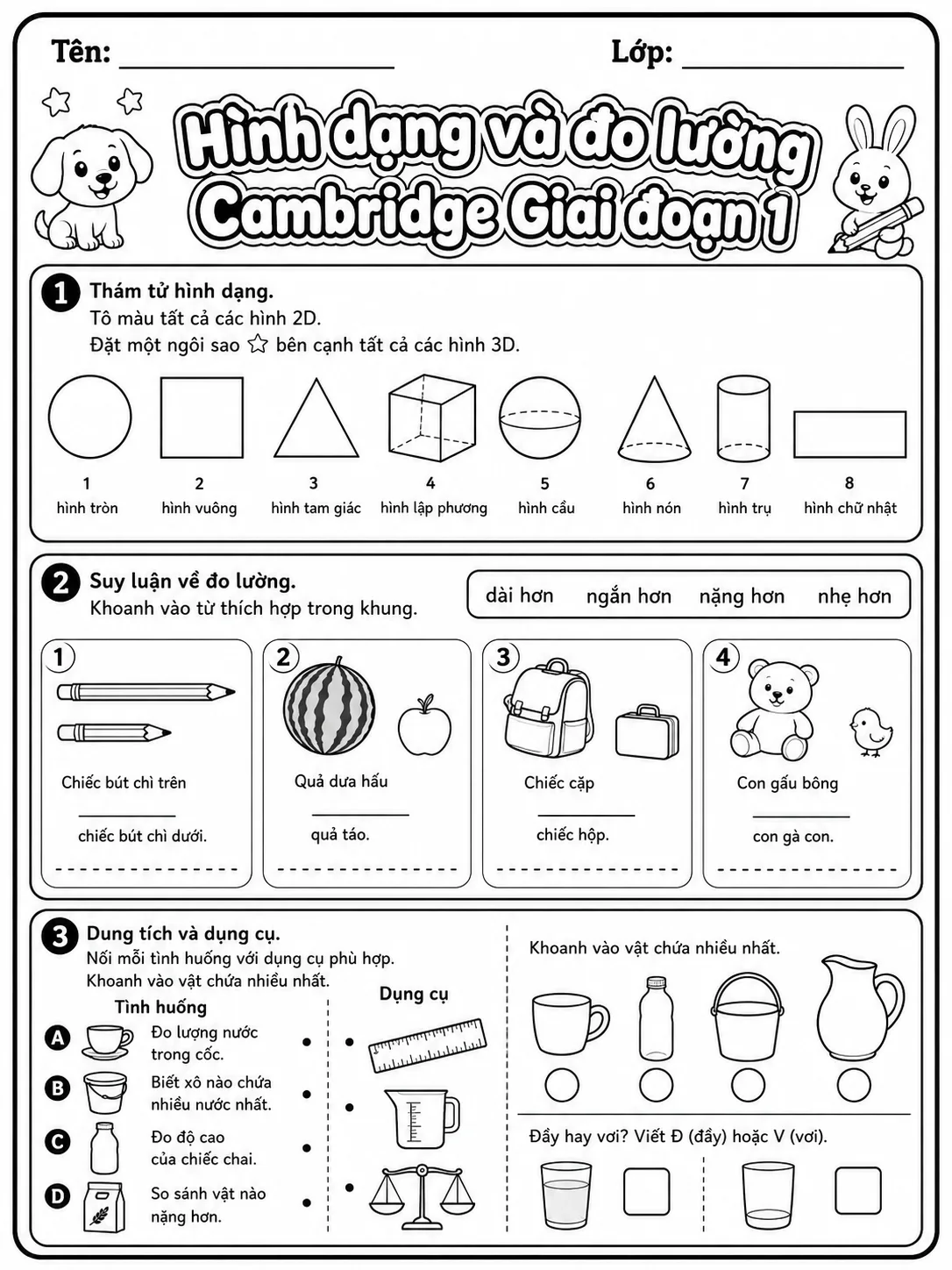 Phép cộng Cambridge Giai đoạn 1 - Gói bài tập 29 trang 8 bản xem trước bài tập Toán Cambridge tiếng Việt