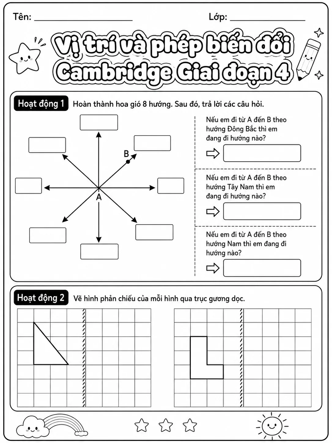 Phép cộng Cambridge Giai đoạn 1 - Gói bài tập 37 trang 3 bản xem trước bài tập Toán Cambridge tiếng Việt