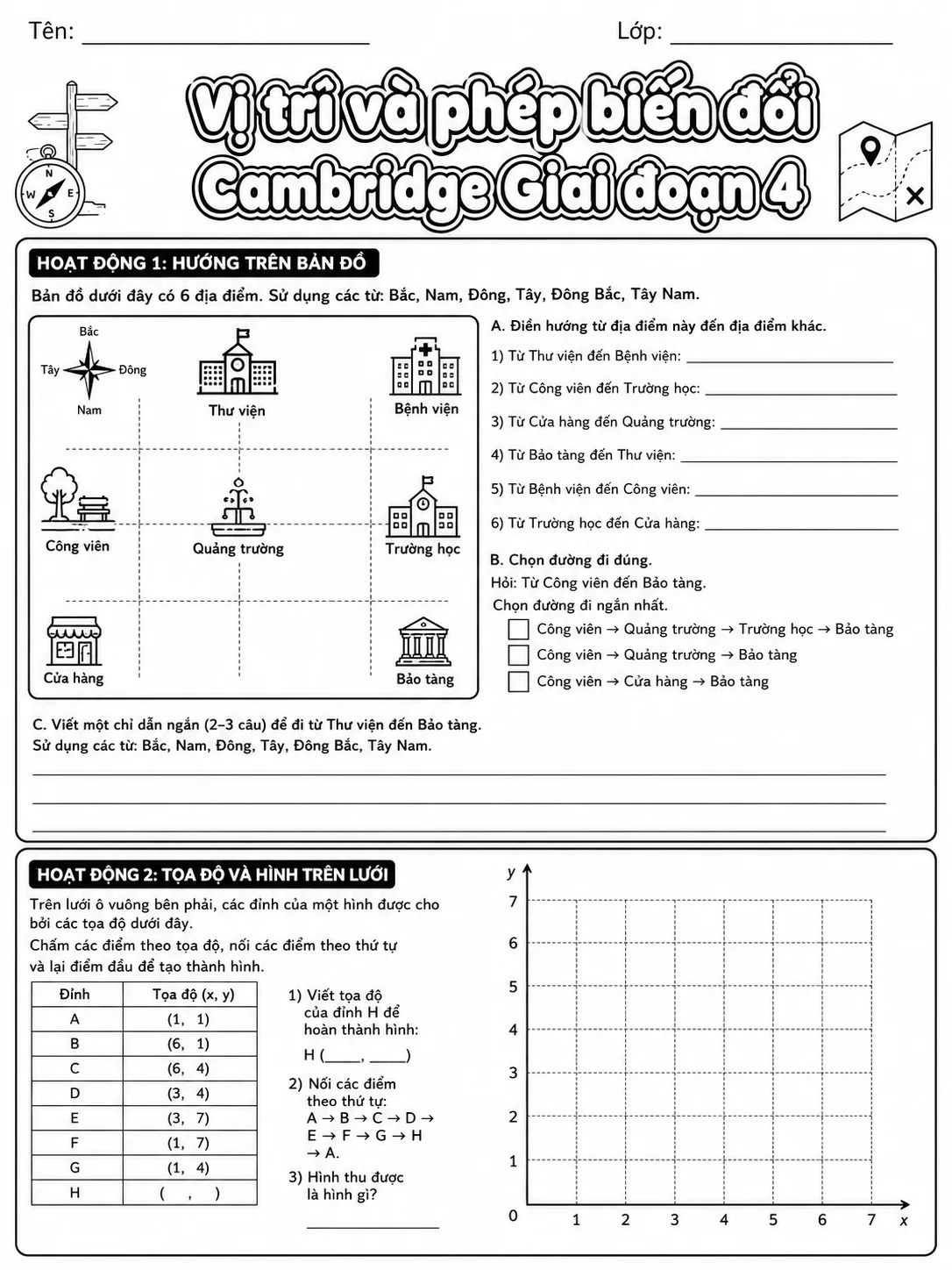 Phép cộng Cambridge Giai đoạn 1 - Gói bài tập 37 trang 5 bản xem trước bài tập Toán Cambridge tiếng Việt