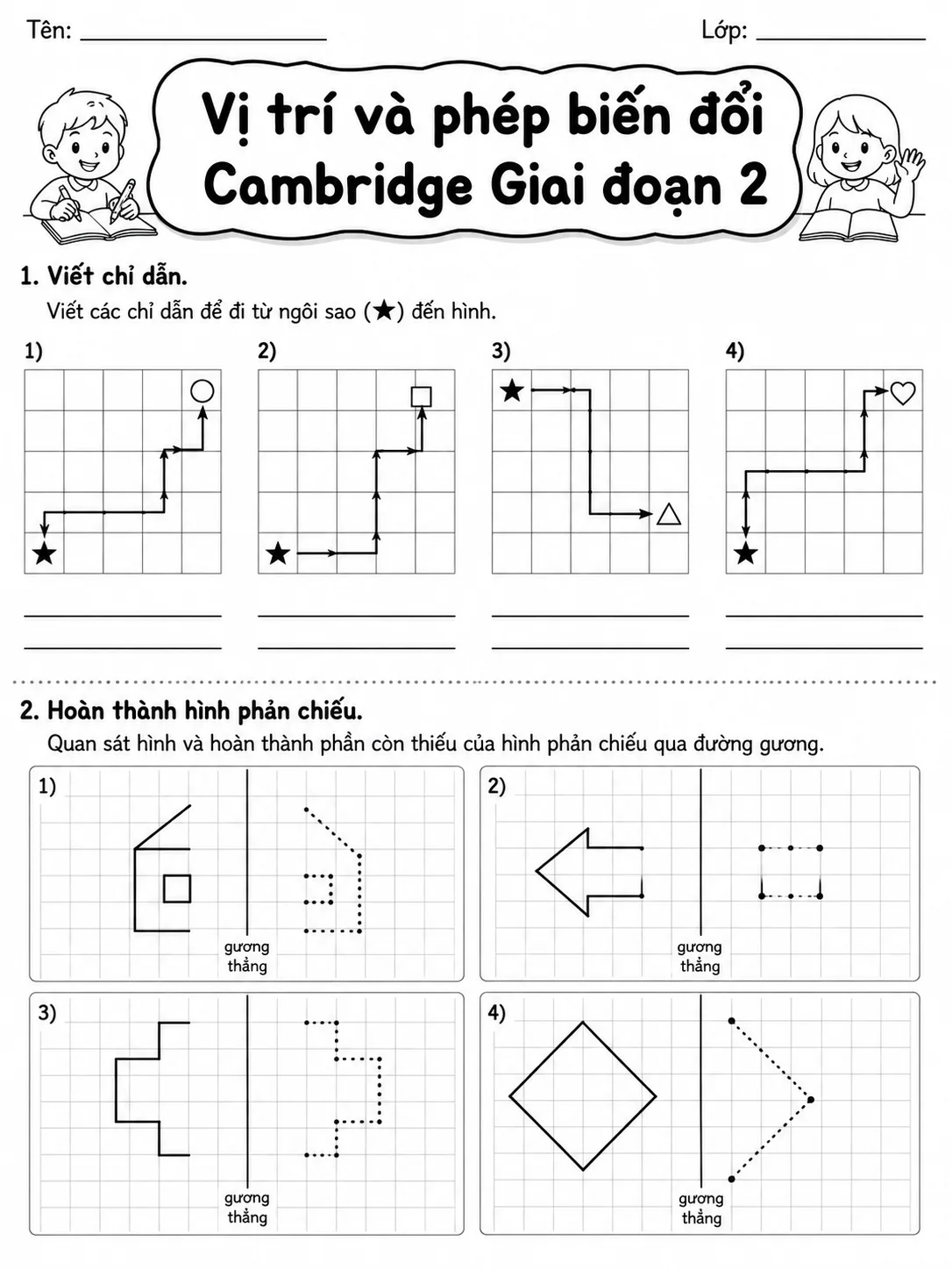 Phép cộng Cambridge Giai đoạn 2 - Gói bài tập 03 trang 4 bản xem trước bài tập Toán Cambridge tiếng Việt