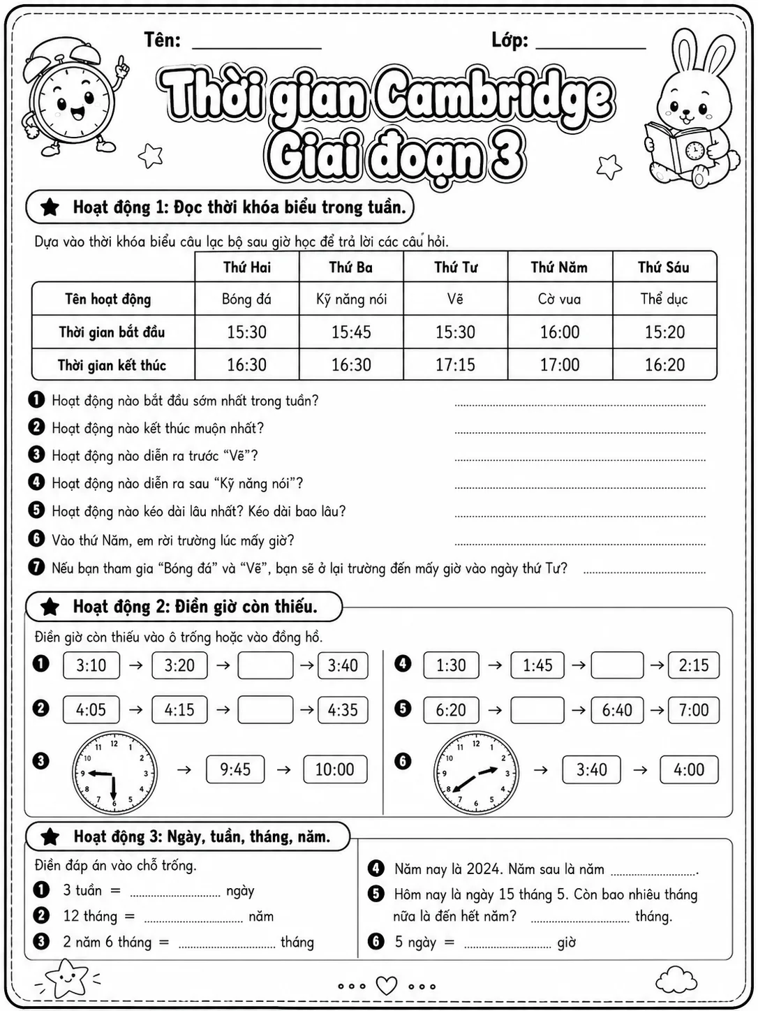Phép cộng Cambridge Giai đoạn 3 - Gói bài tập 52 trang 6 bản xem trước bài tập Toán Cambridge tiếng Việt