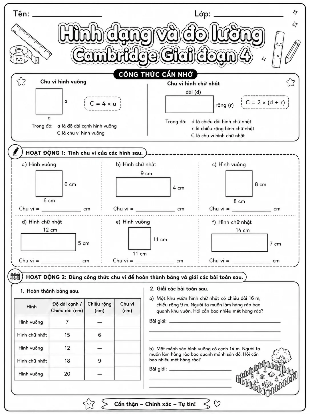 Phép cộng Cambridge Giai đoạn 5 - Gói bài tập 04 trang 3 bản xem trước bài tập Toán Cambridge tiếng Việt