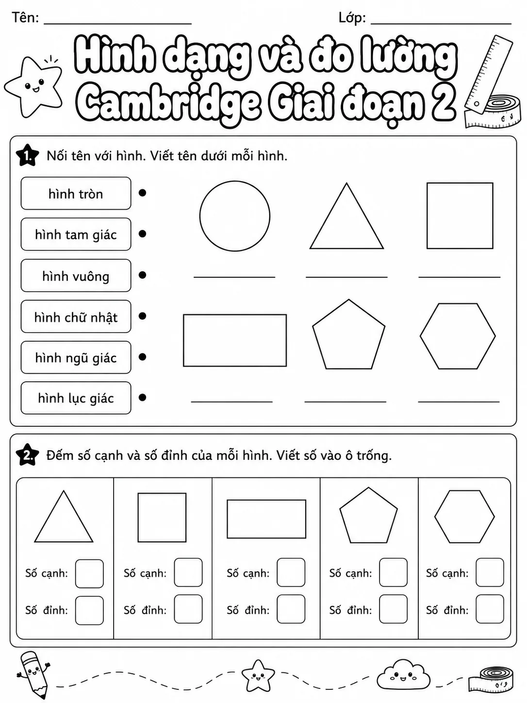 Tỉ lệ Cambridge Giai đoạn 2 - Gói bài tập 17 bản xem trước bài tập Toán Cambridge tiếng Việt trên KiwiBee