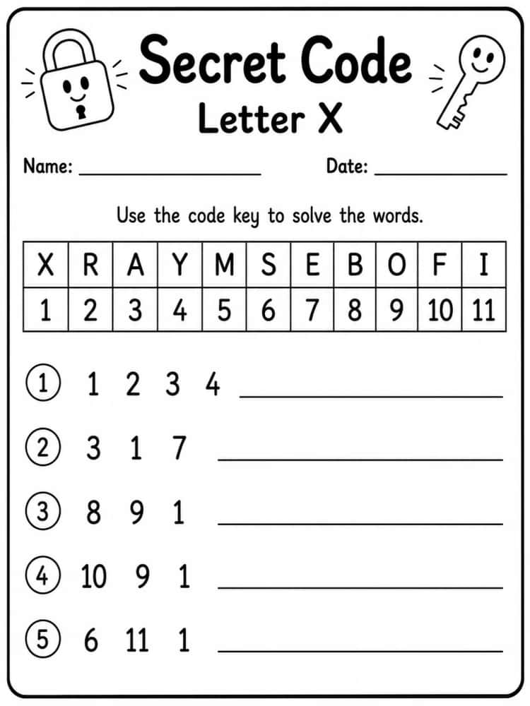 Pinterest Secret Code Worksheet Kindergarten Secret Code Alphabet Worksheet Pack - Set 2 - Free PDF…